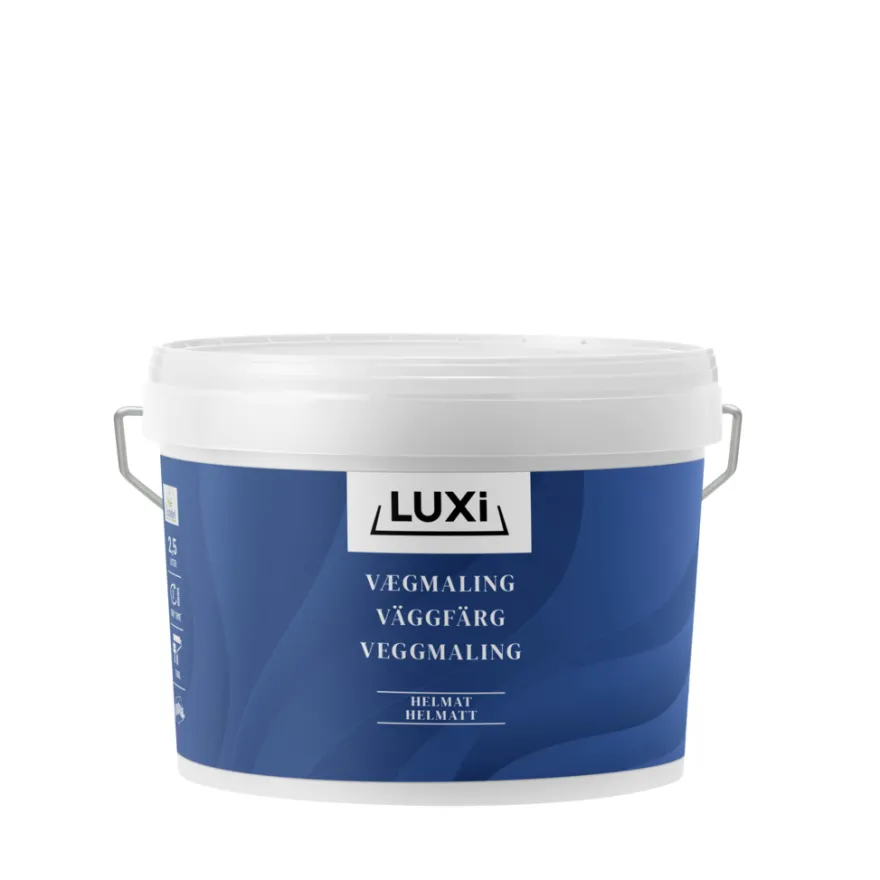 Vægmaling 3 blygrå 2,25 liter - LUXI®