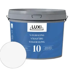 Vægmaling 10 hvid 9 liter - LUXI®