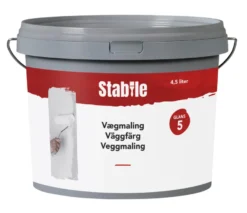 Vægmaling 5 hvid 4,5 liter - Stabile®