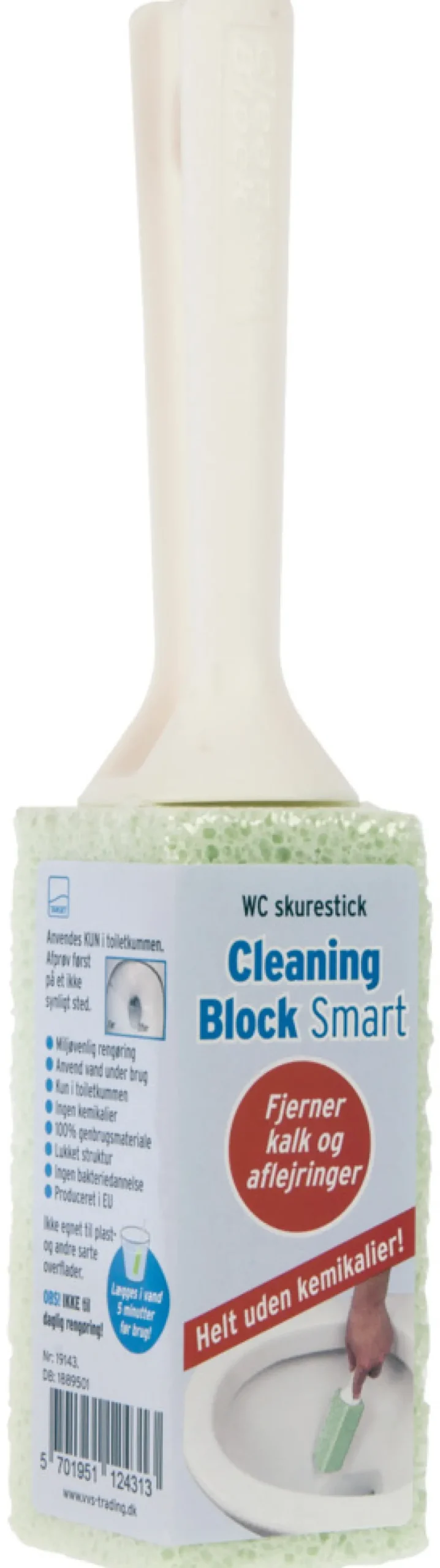 WC skurestick med håndtag
